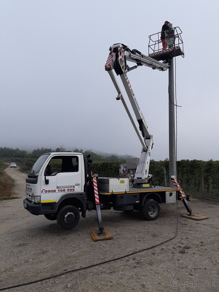 Prenájom plošina s obsluhou 21m - 4