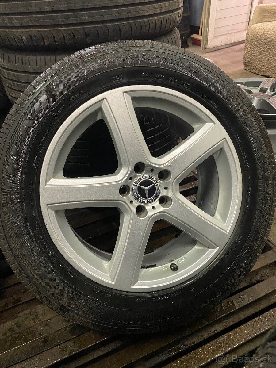 5x112 R18 8,5J ET52 + 255/55 R18 letné - 4