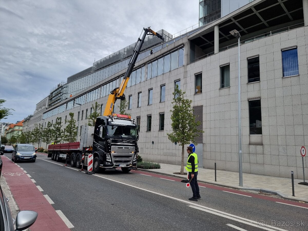 Doprava, náves plato s hr, súprava s hr, valník s hr - 4