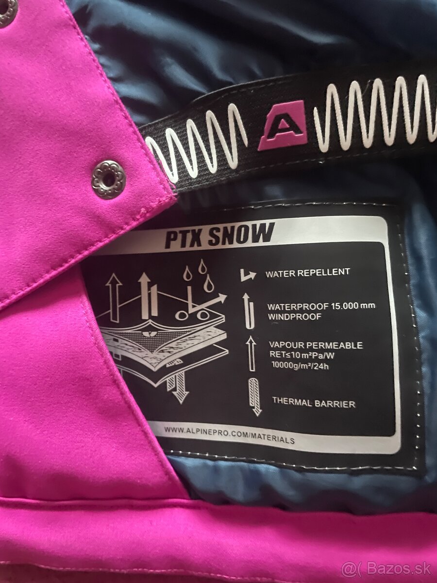 Detská lyžiarska bunda a nohavice Alpine Pro 152/158 - 4