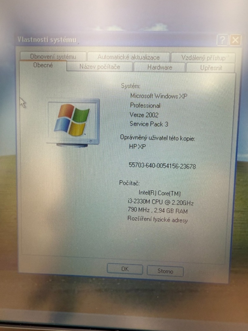 Notebook 13,3" HP.Intel i3-2330M 2x2,20GHz.4ram.500gb.WinXP - 4