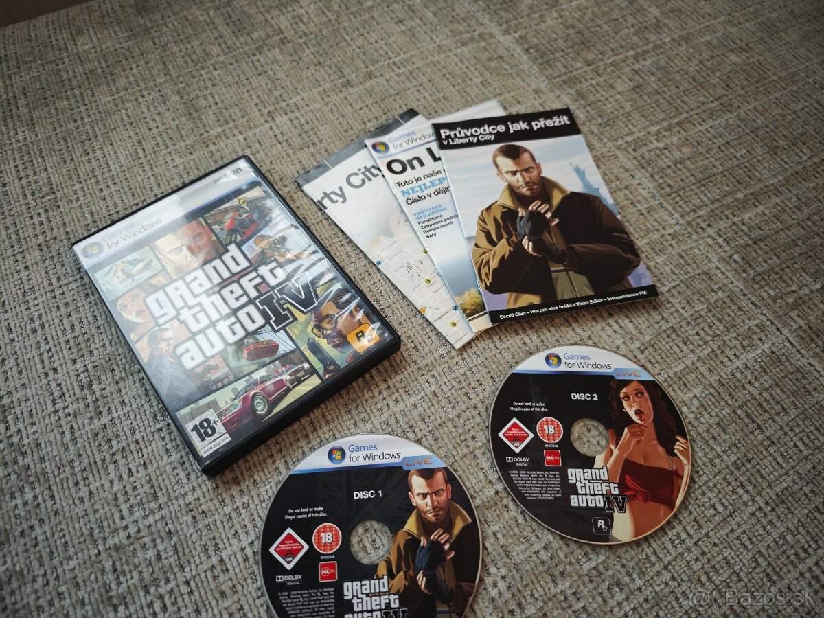 Grand Theft Auto IV (GTA 4) – PC | Originál – kompletný set - 4
