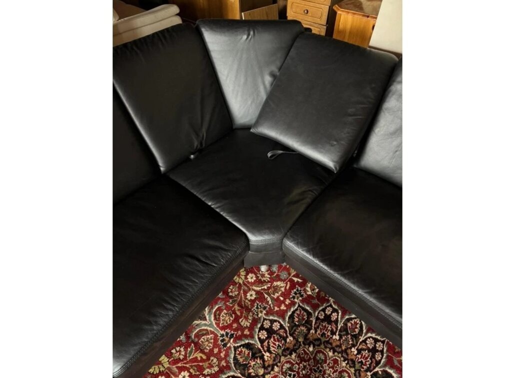 Luxusní rohová kožená sedací souprava, 3199 - 4