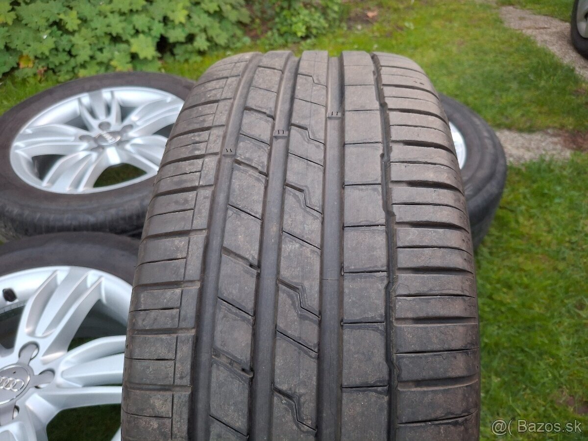 17" ALU 5x112 orig. Audi + letné 235/55 r17 - 4