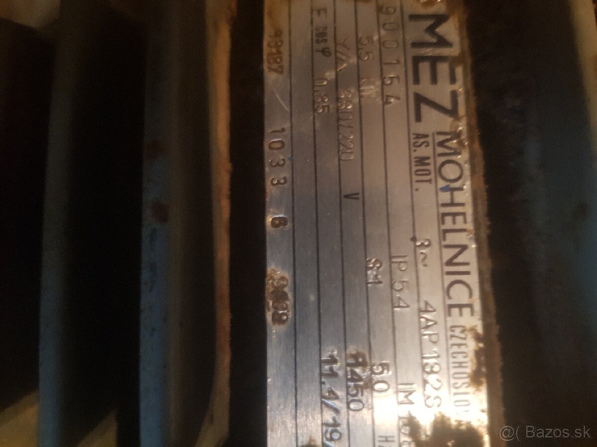 Elektromotory 5,5 kw 1450 ot/min ,alebo 950 ot/ min - 4