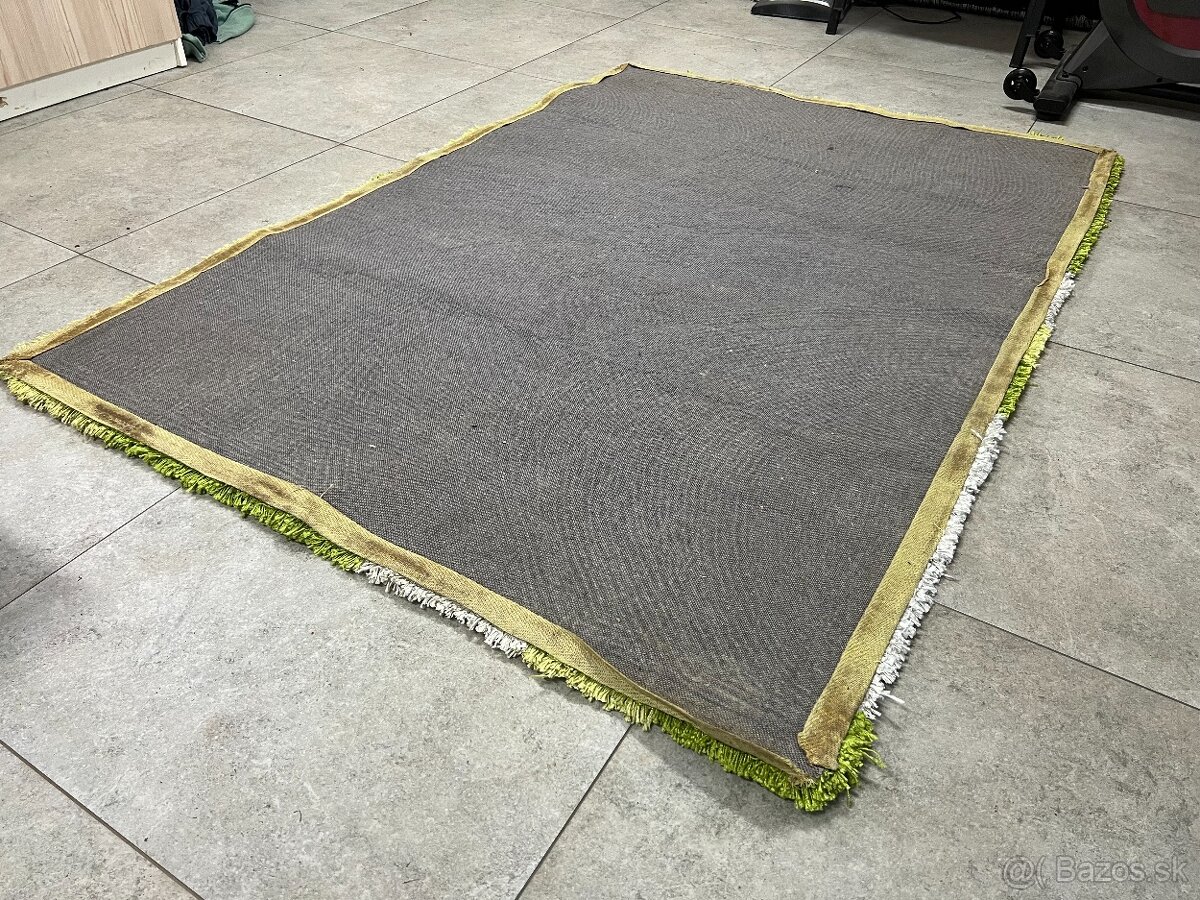 Zelený koberec 120 x 170 cm - 4