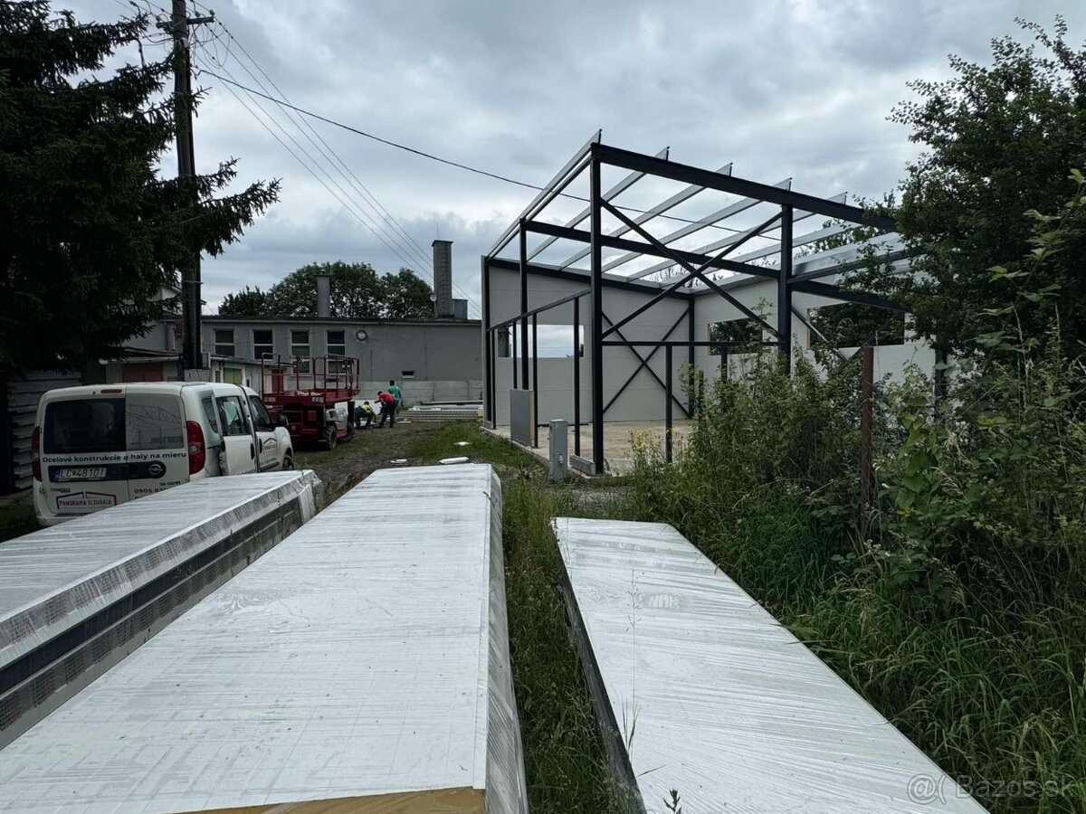 Konštrukcia haly 12x12x4m - 4