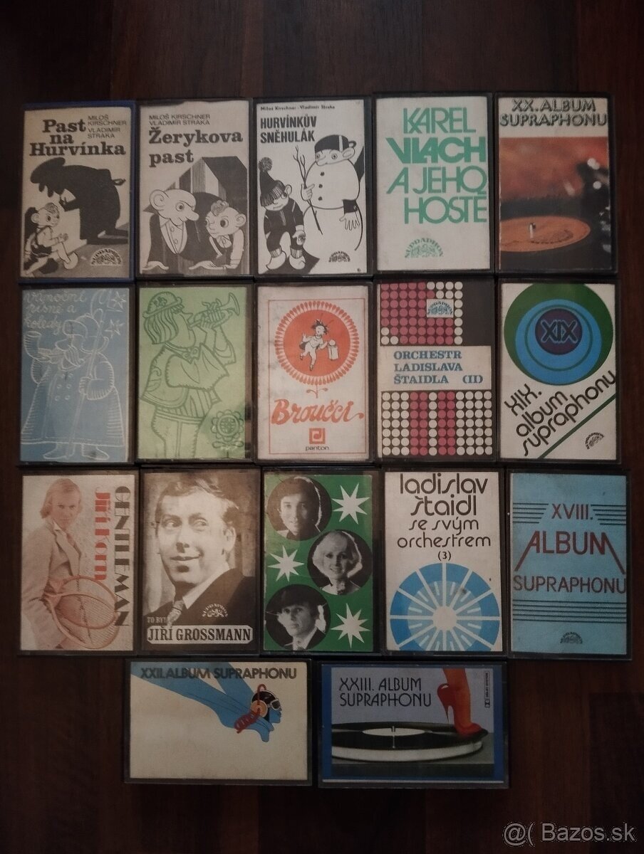 Kazety domáce,zahraničné,Pop,Rock,rozprávky,vyber - 4