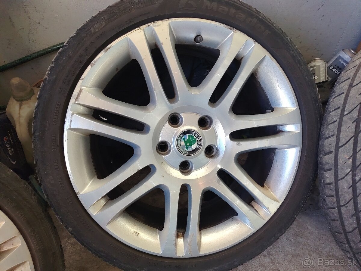 Alu disky Škoda Superb 2 5x112 r18 - 4