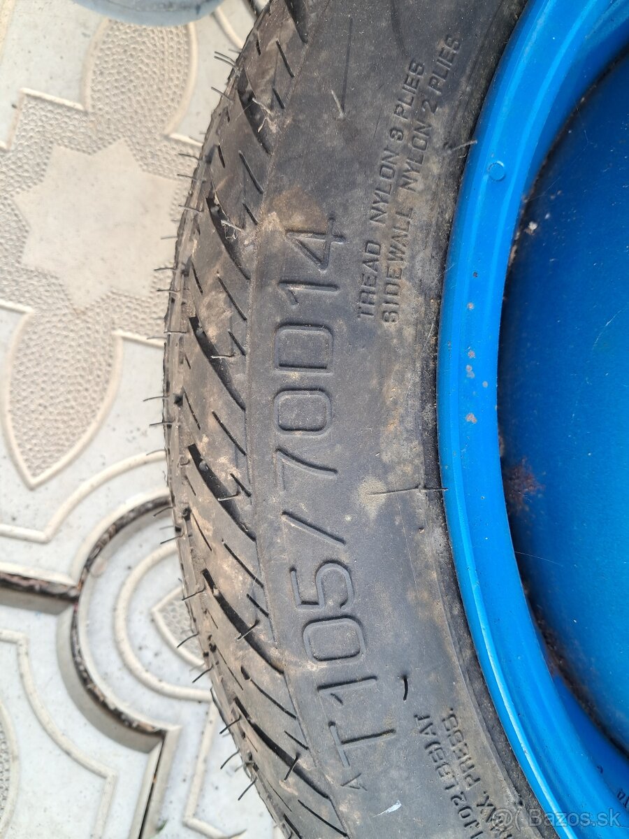 Predam dojazdovu pneu 4x100 diera 56. r 14 - 4