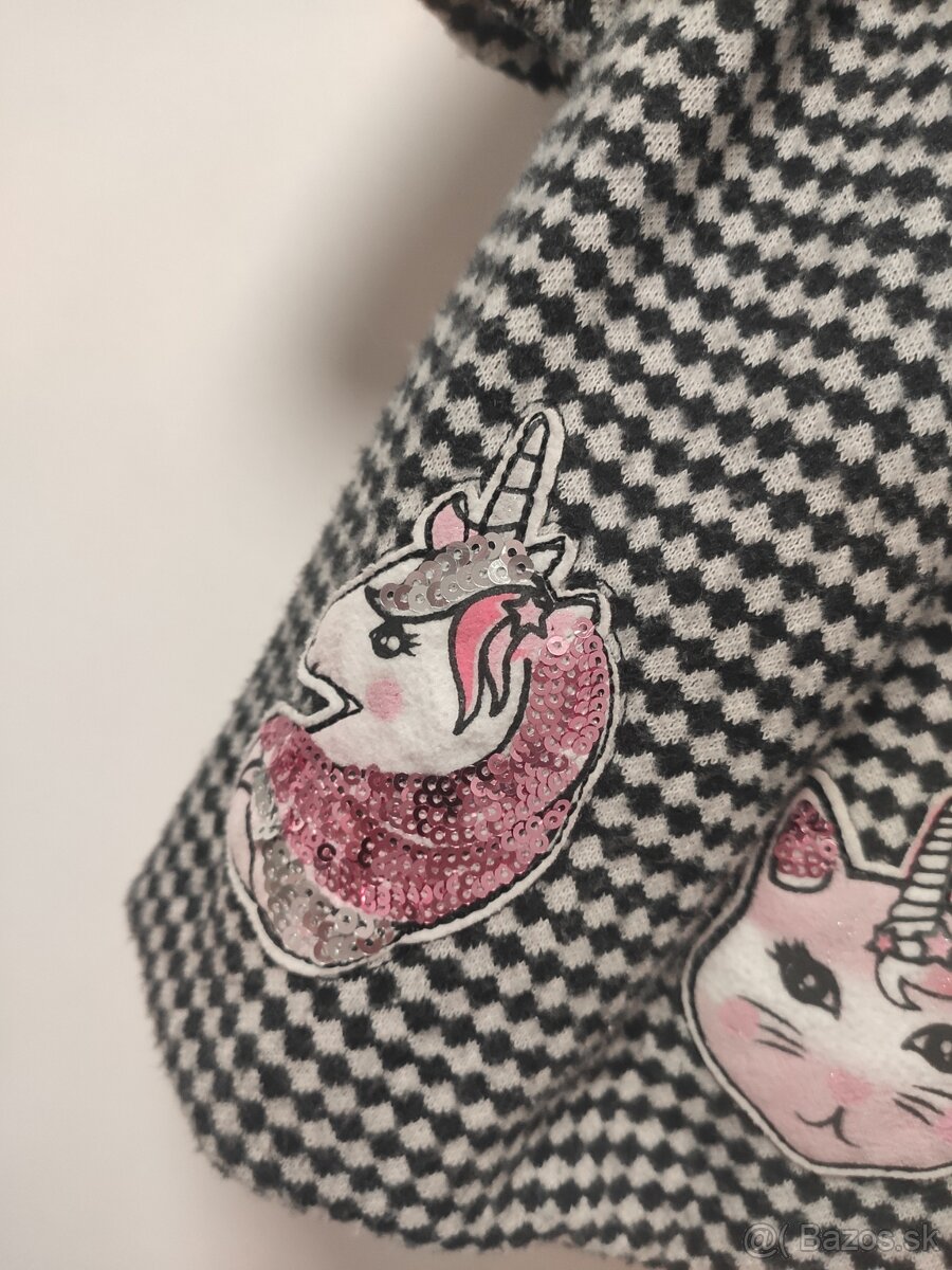 Slavnostný komplet - Šaty + kabátik + kabelka., veľ 104/110 - 4