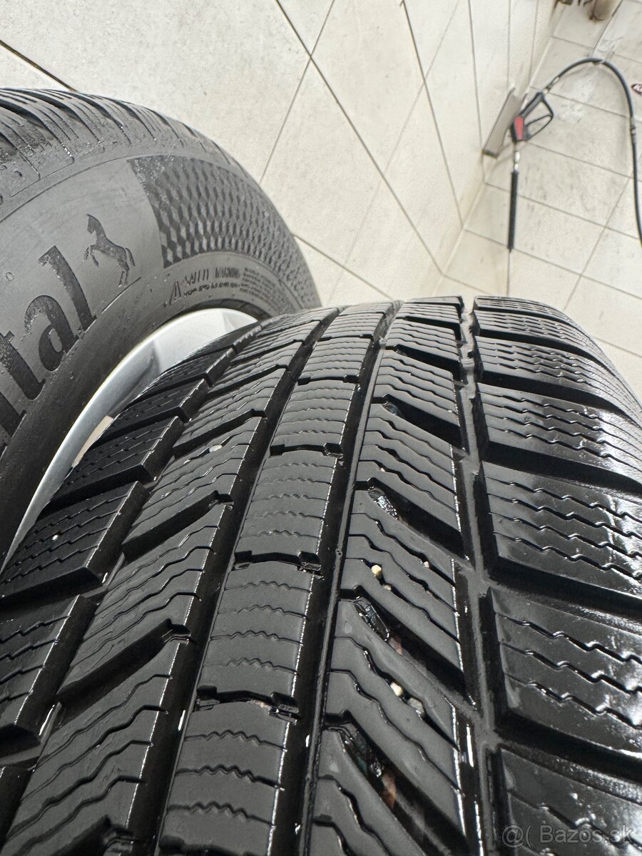 ALU disky Skoda 5x112 s zimne pneu 215/65 r17 - 4