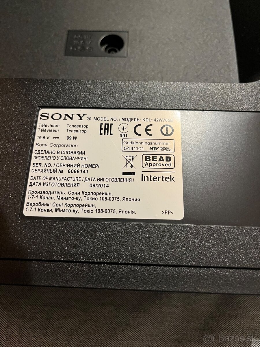 Televízor SONY - 4