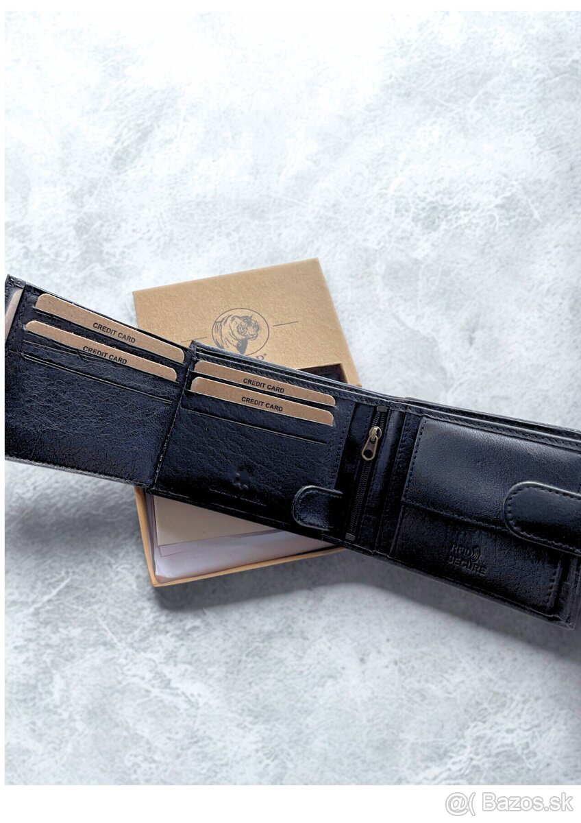 Elegantná kožená peňaženka. - 4