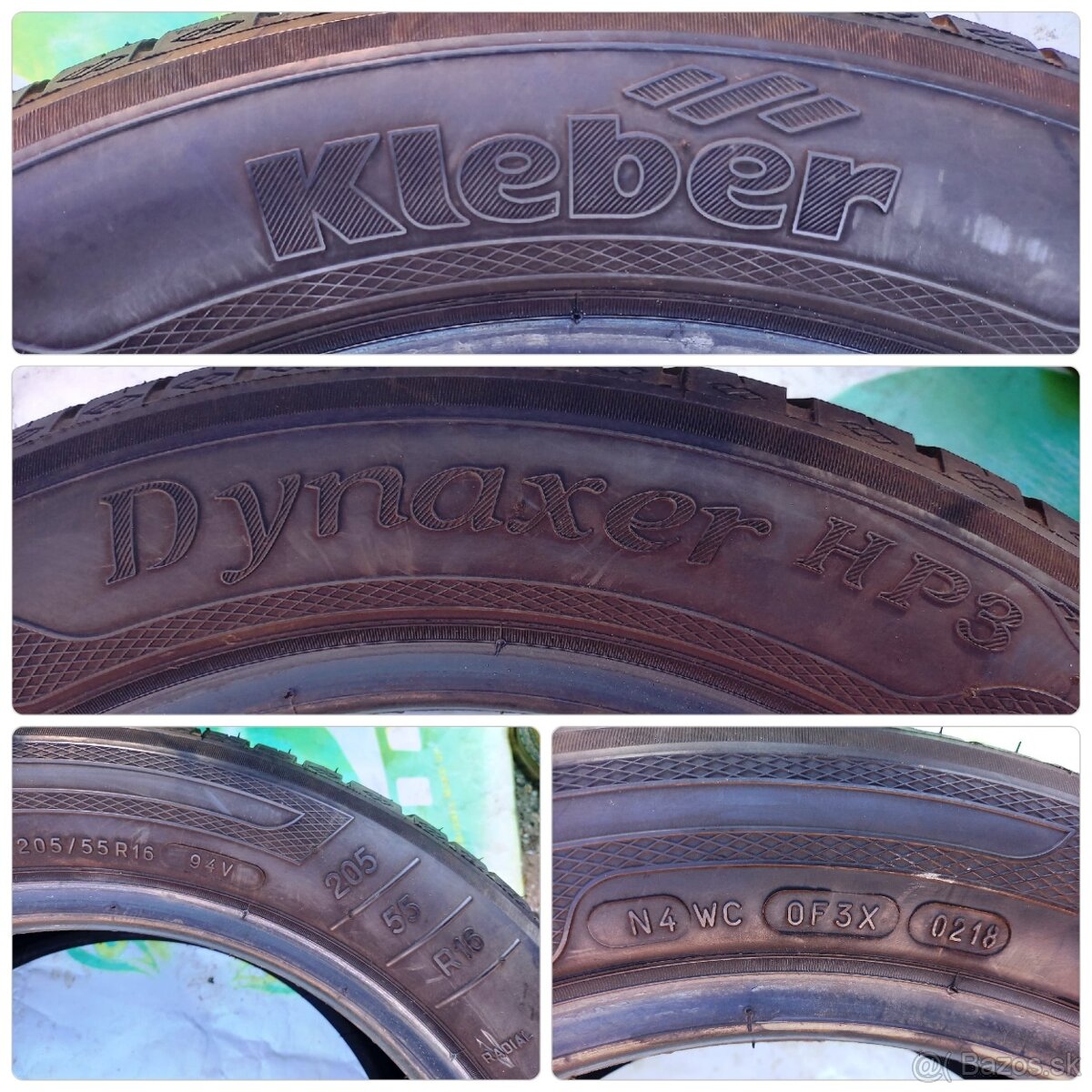 205/55 R16 LETNÉ 2ks Kleber 7mm - 4