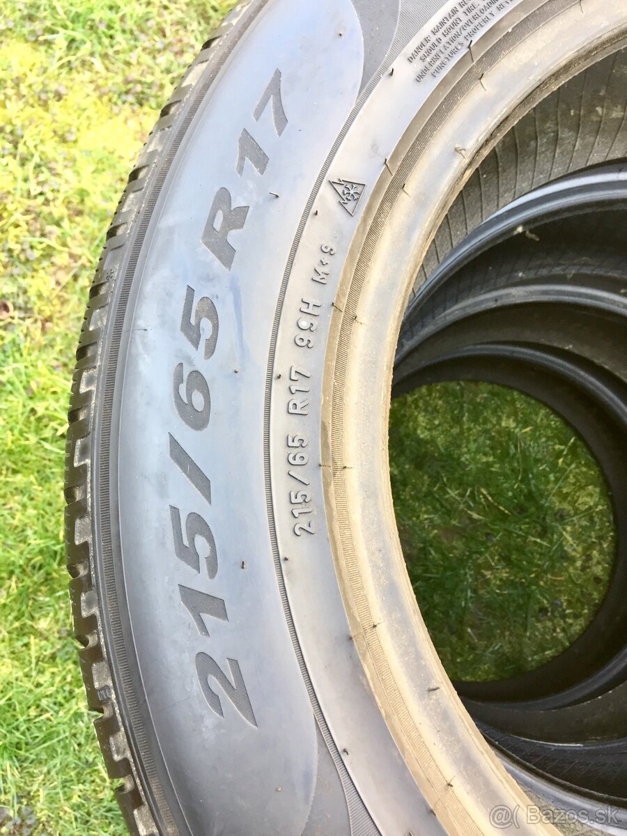 215/65 r17 zimné Pirelli 99H - 4