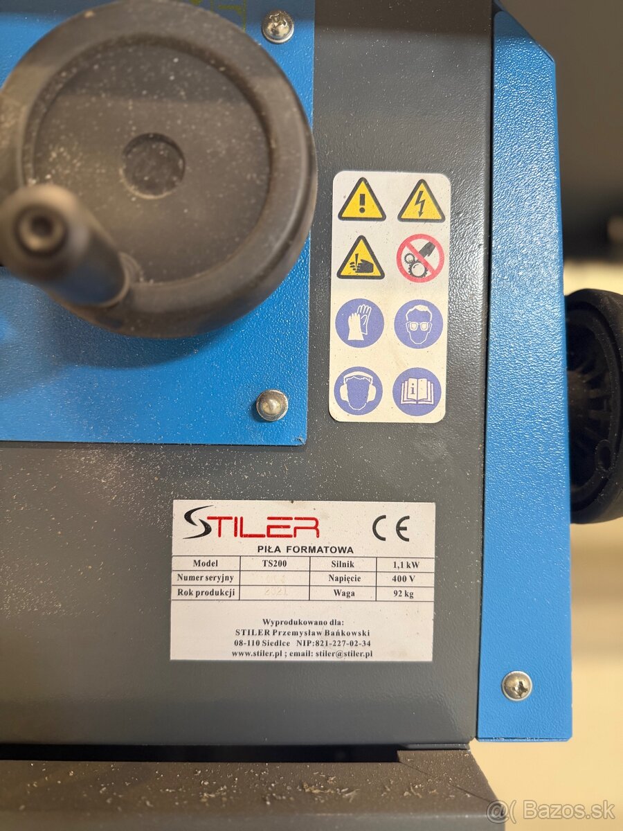 Formátovacia píla STILER TS2000 - 400V - 4