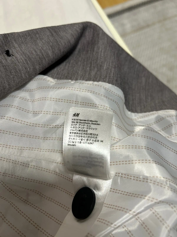 Sivé sako H&M veľkosť 36 - 4