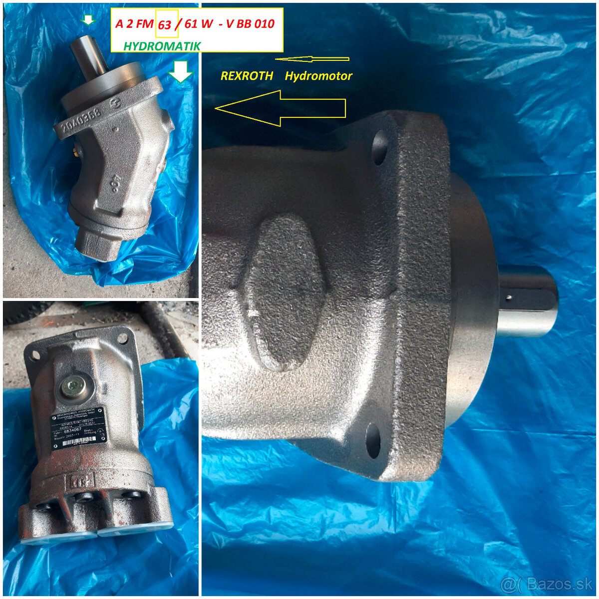 HYDROMATIK A2FM125/61W - VAB010 - nové hydromotory - 4