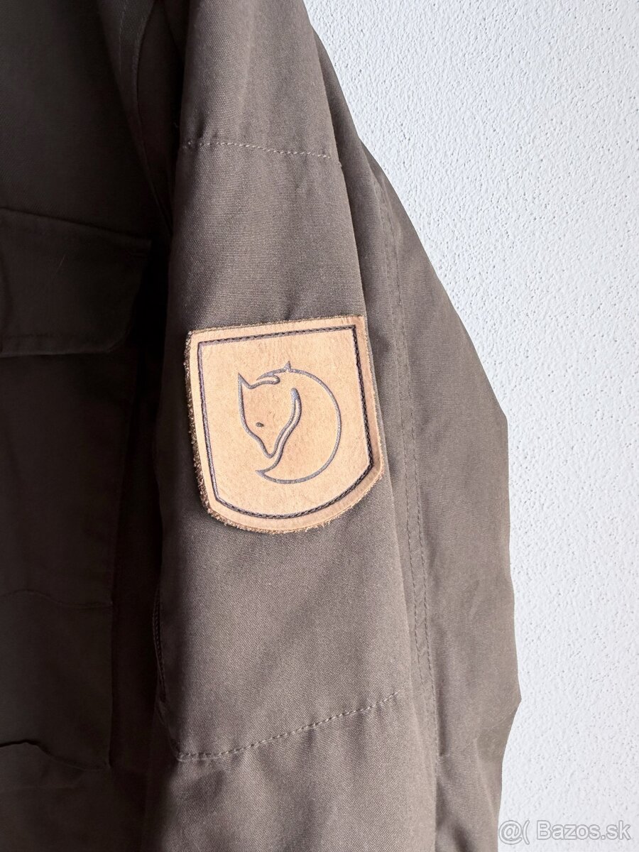 Zánovná zimná parka Fjallraven Sarek Winter Jacket M Khaki - 4