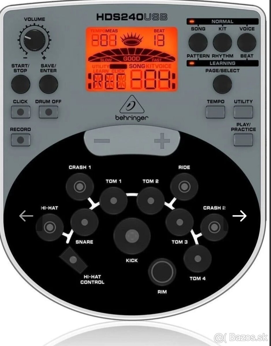 Predám bicie Behringer XD80USB - 4