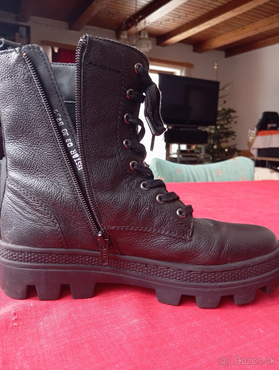Zimné kožené topánky - 4