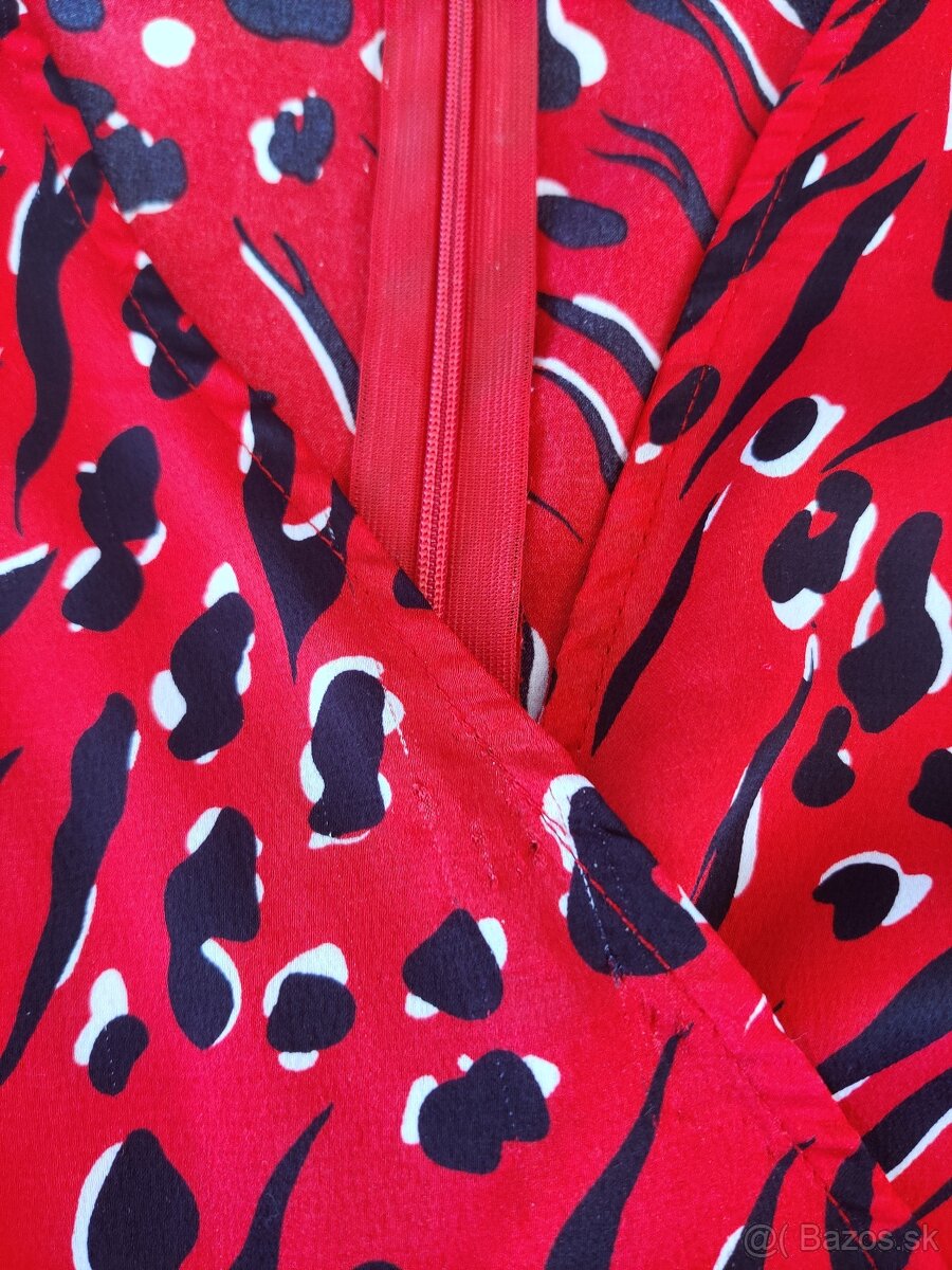 Dámske červené šaty 44 - 4