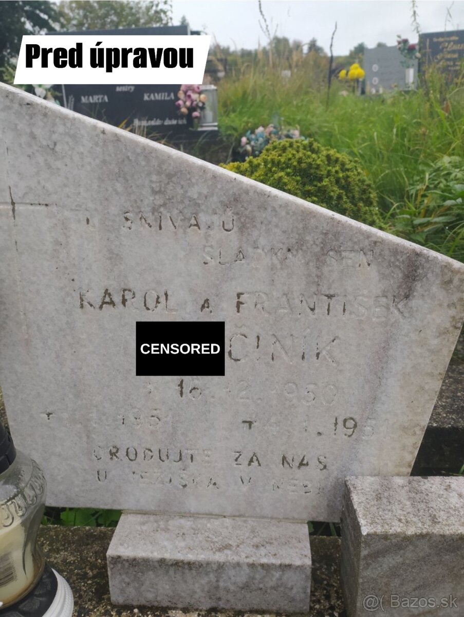 Pomníky renovácia/ obnova - 4