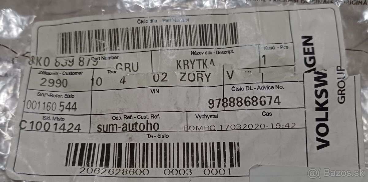 Audi A4 A5 Q5 - Original nová klika dveří - 4