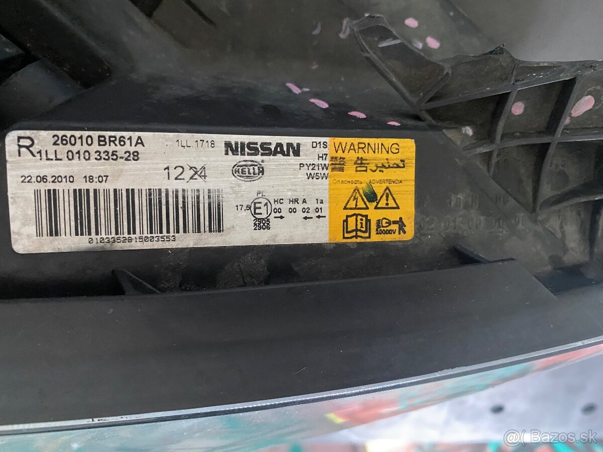 Nissan Qashqai j10 2010- Lavy svetlomet xenon - 4