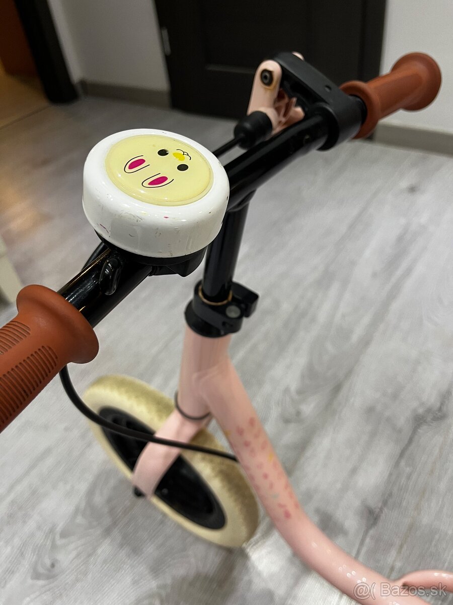 BTWIN Detské odrážadlo RunRide 500 10" ružovo-béžové - 4