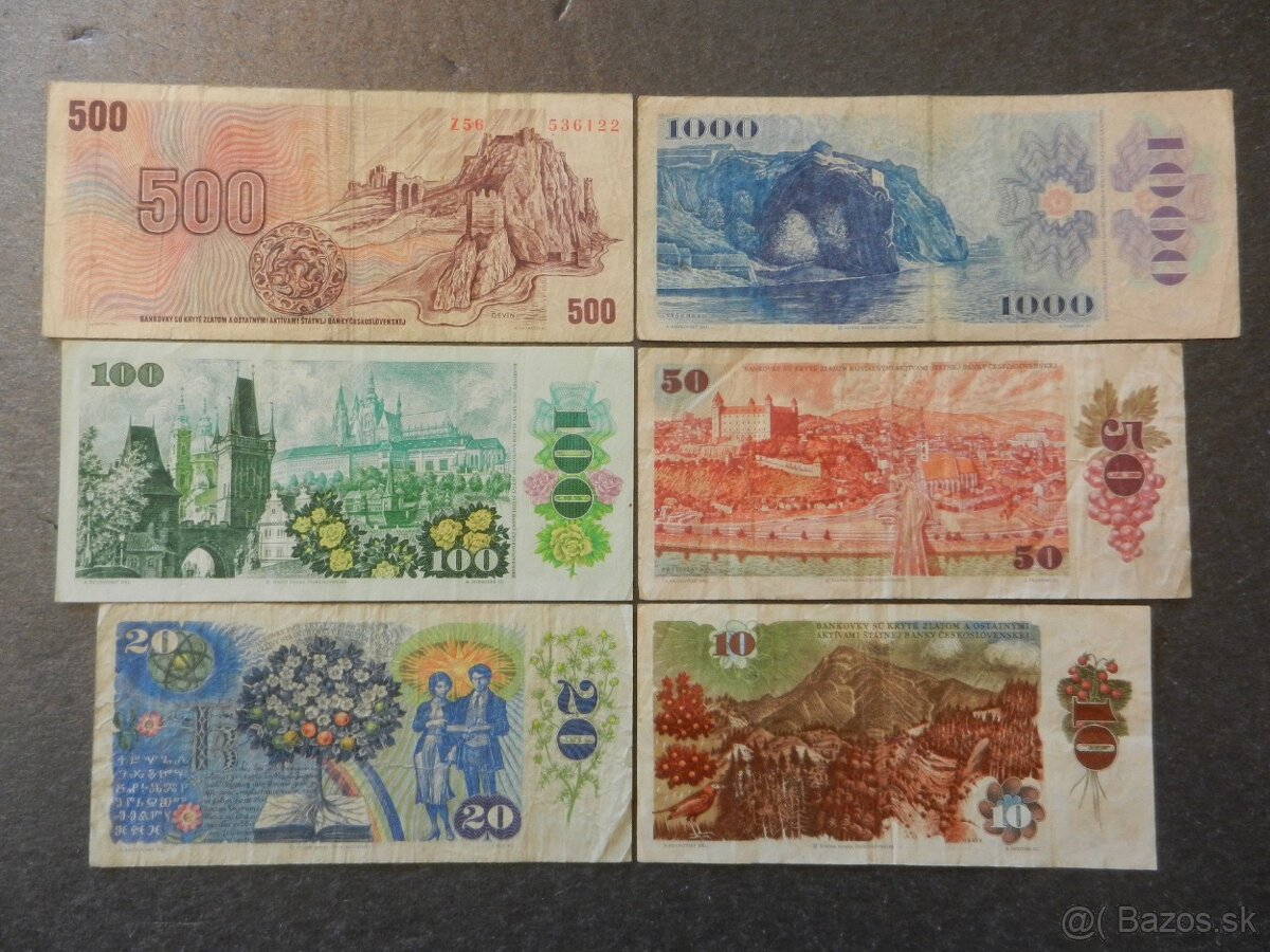 ...Československe bankovky aj kolkované... - 4