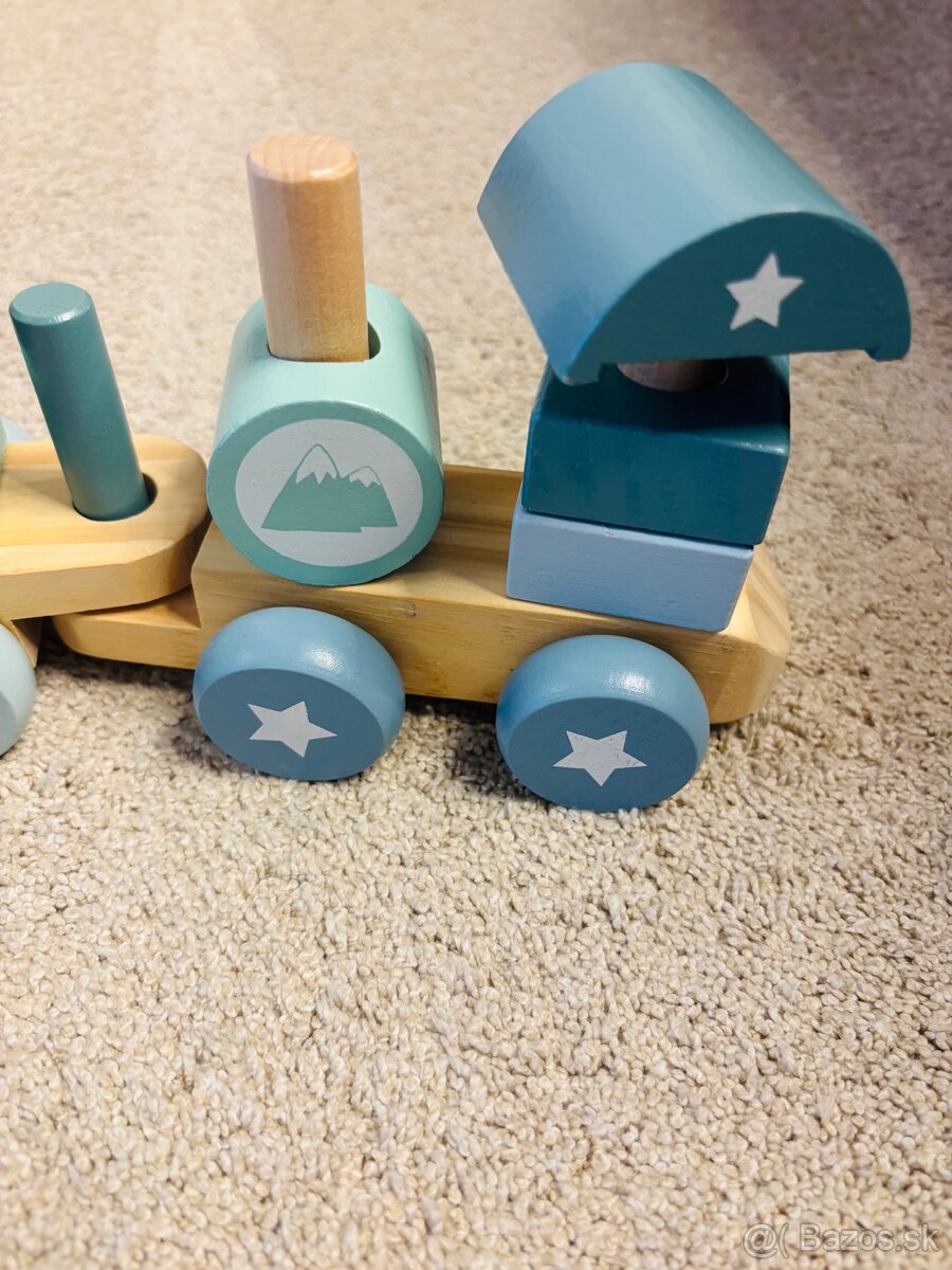 Krásny drevený Little Dutch vláčik - 4