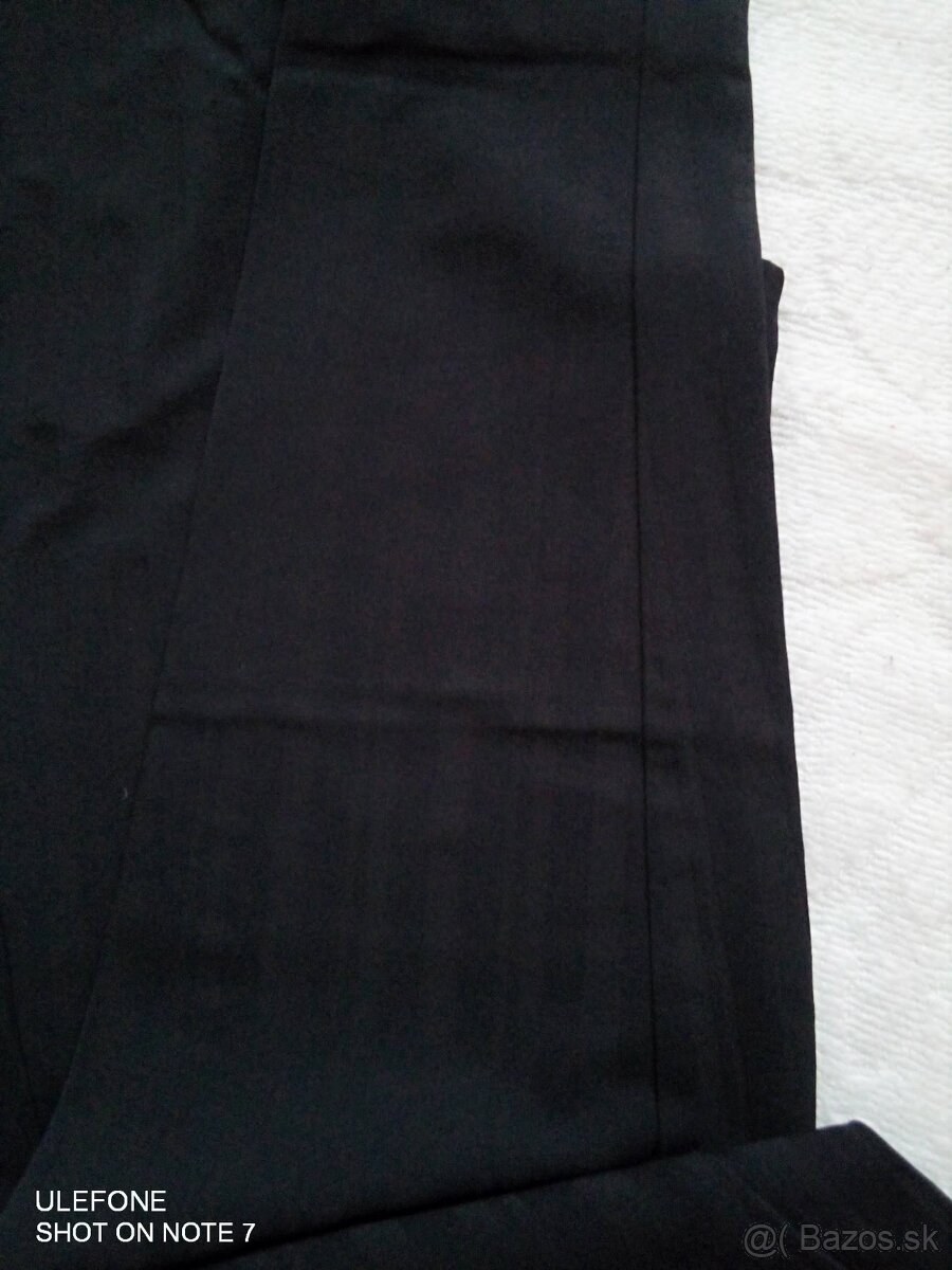Čierne strecove úzke nohavice S - 4