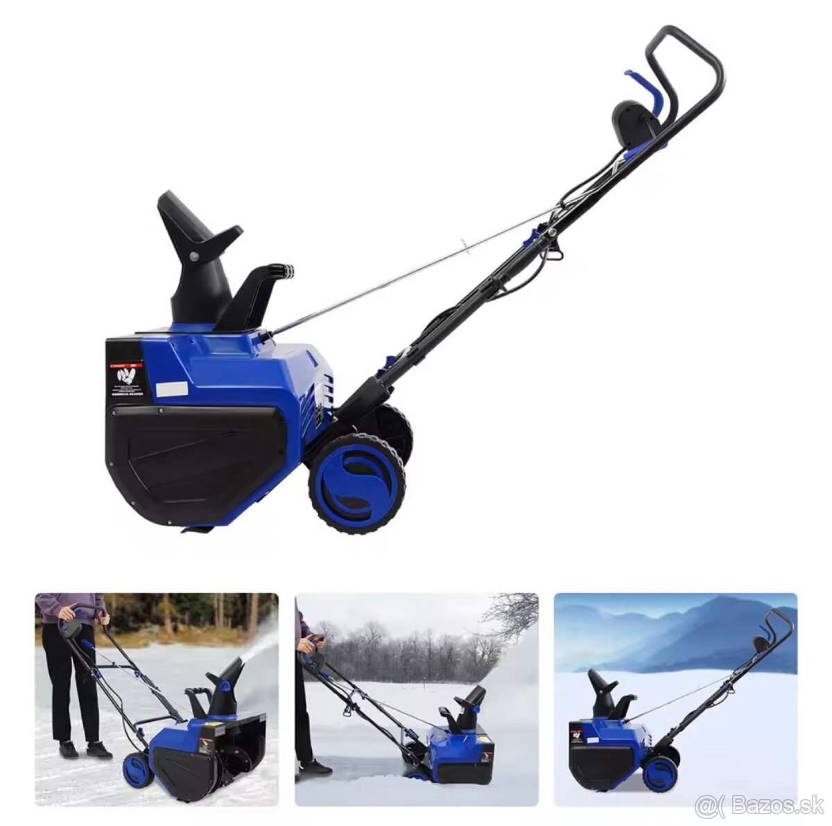 Nová elektrická snehová fréza 2400W – silná, ľahká - 4
