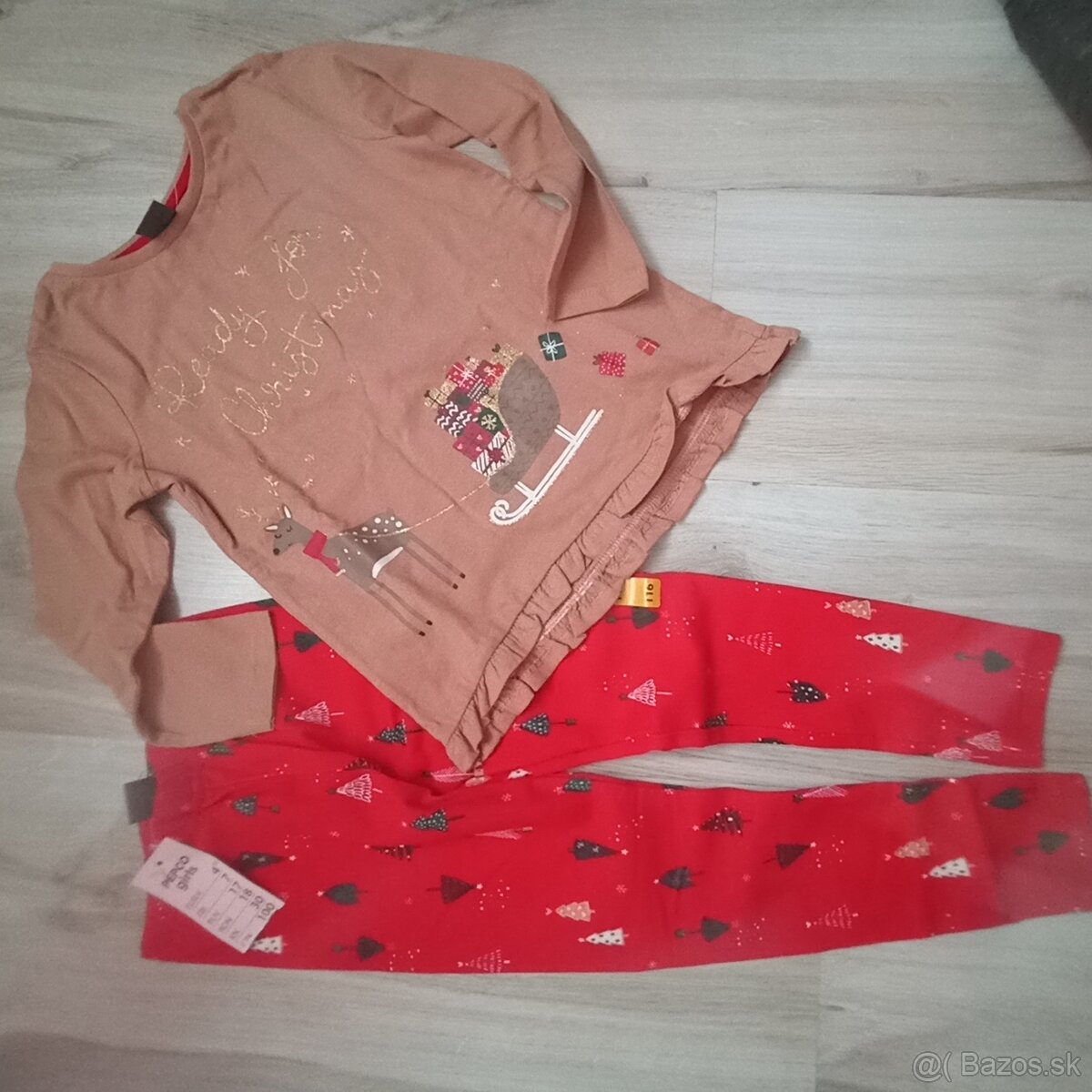 Vianočné oblečenie veľ 110/116 - 4