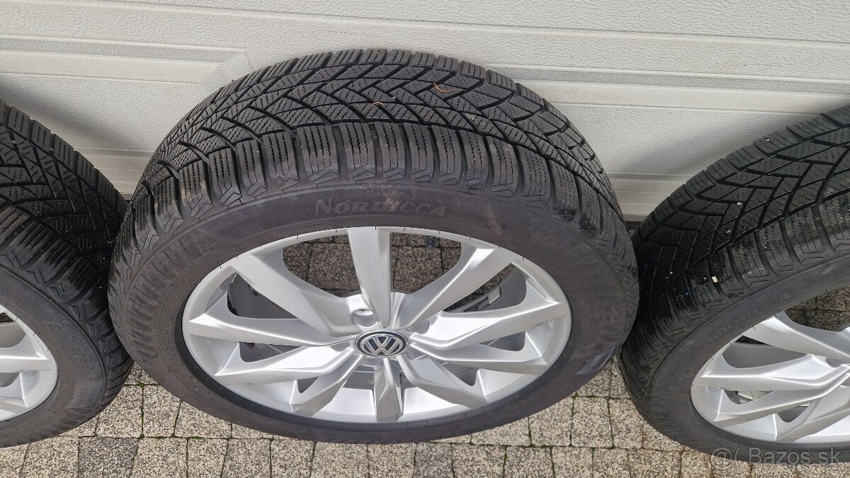 Zimná ALU VW sada 205/50 R17 , 5x112, VW Golf Vll - 4