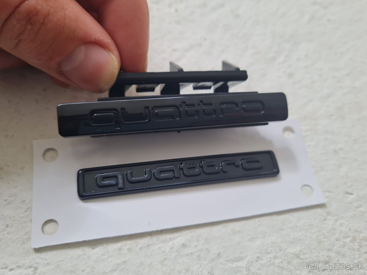 QUATTRO menší nápis do masky v rôznych farbách - 4