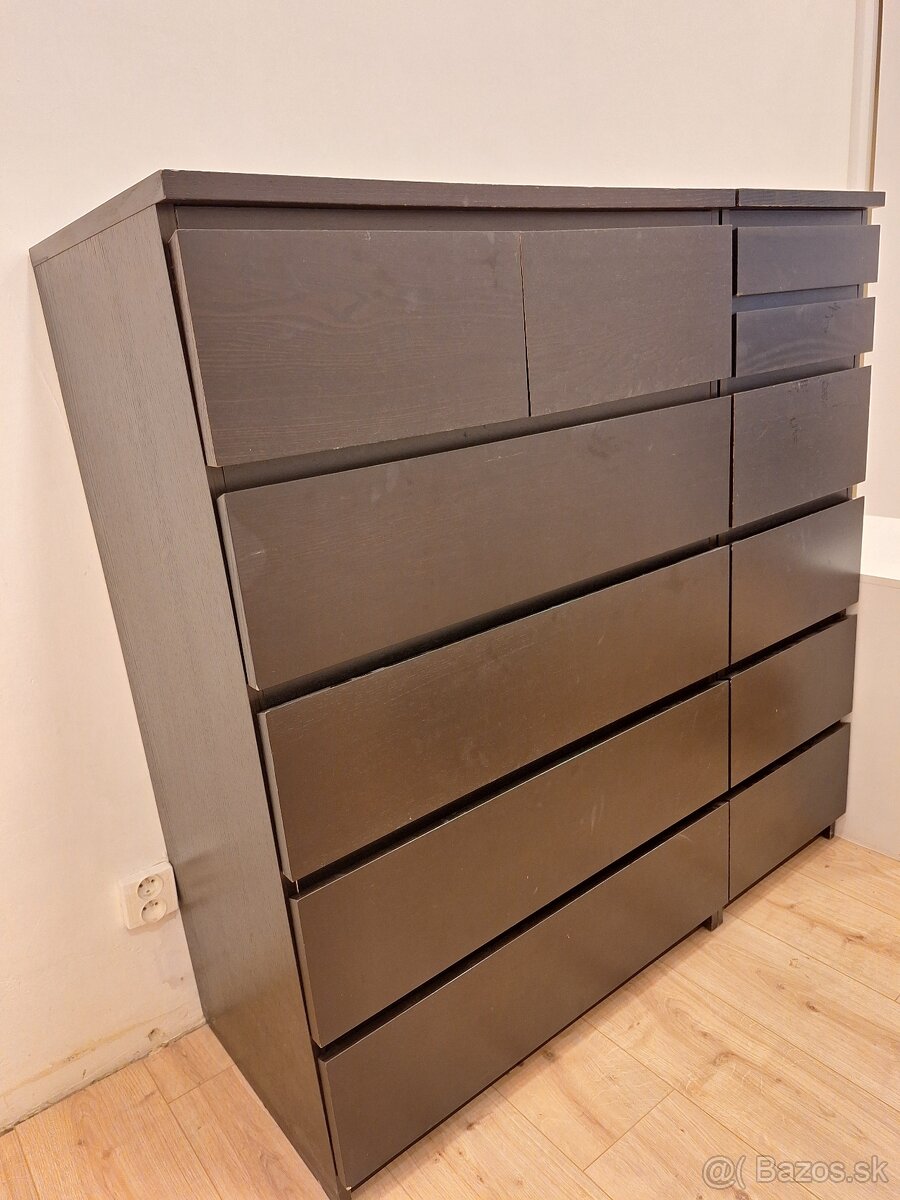 Dyhovana cierna suflikova komoda IKEA - 4