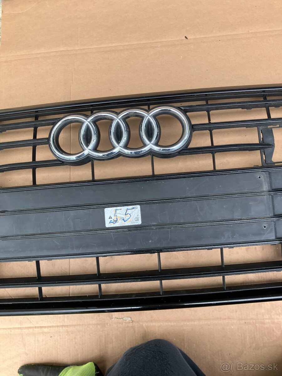 maska audi a6 c8 cerna 18-23 grill mrizka cerna - 4