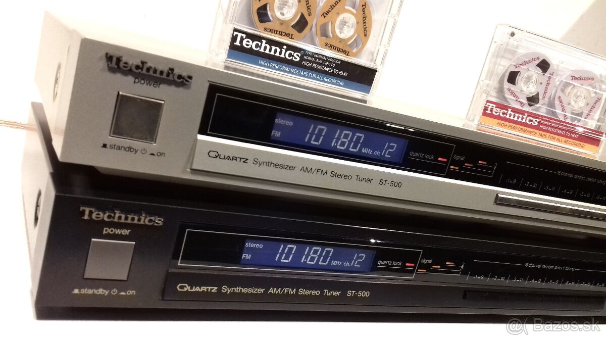 Tuner TECHNICS ST-500, super zvuk, QUARTZ, JAPAN, AT05, AT30 - 4