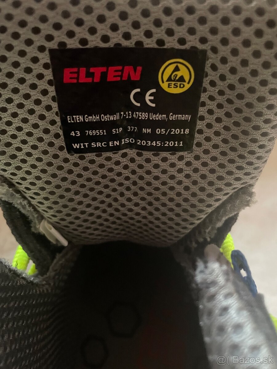 ELTEN MADDOX GREY BLUE MID ESD S1P - 4