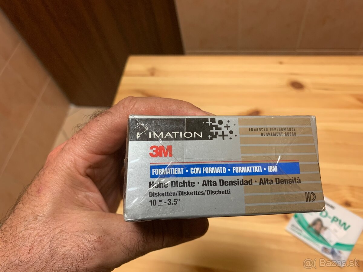 Predám ešte zabalené diskety-IMATION-vintage zbierkové kusy - 4