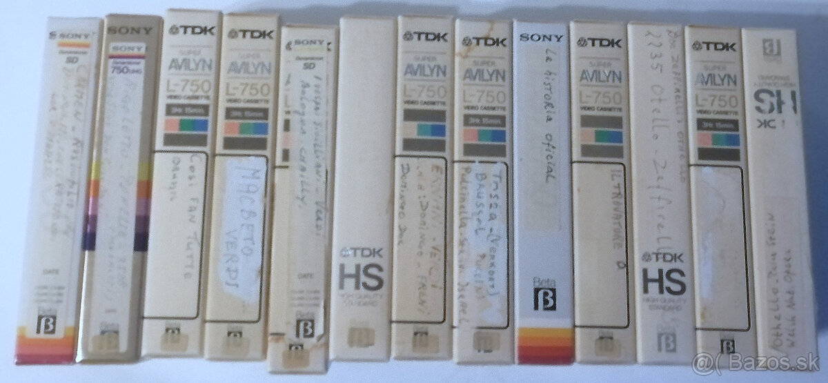PREDÁM VIDEOKAZETY BETA 13 KS - 4