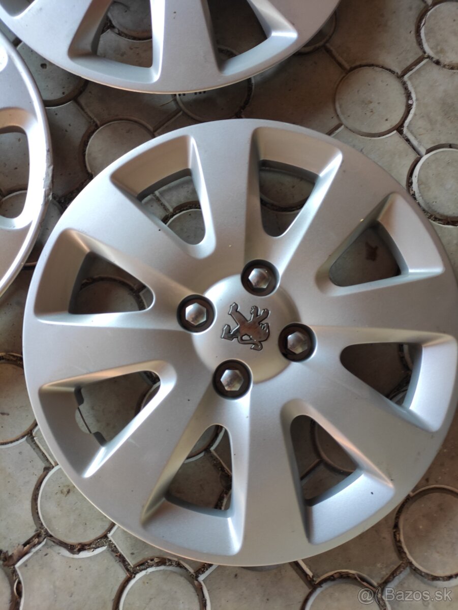 PEUGEOT 207 PUKLICE 15", 16" ORIGINÁL PEUGEOT - 4