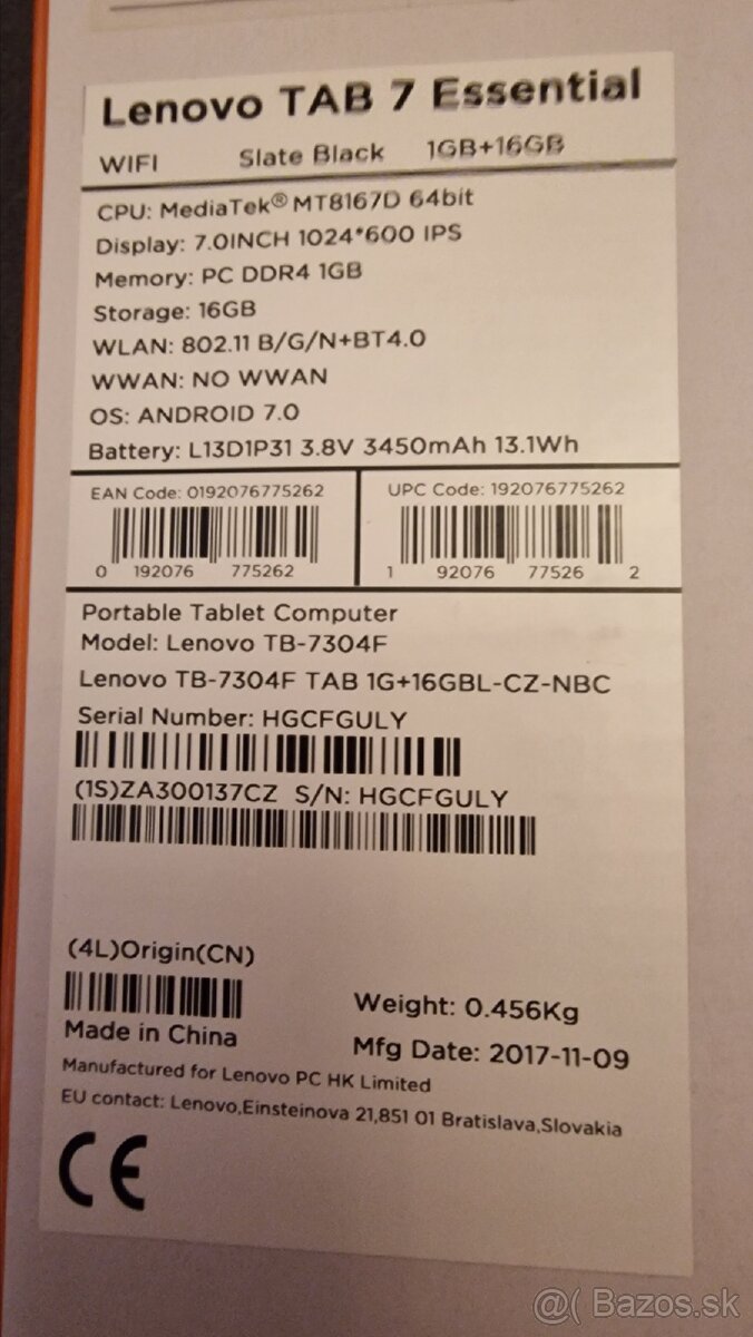 Lenovo tab 7 Essential - 4