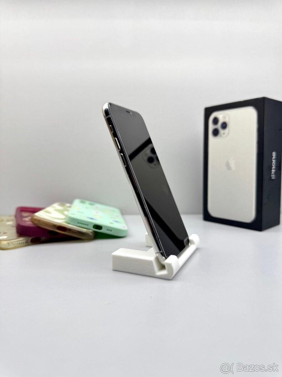 iPhone 11 PRO SILVER TOP STAV 100% BATÉRIA - 4
