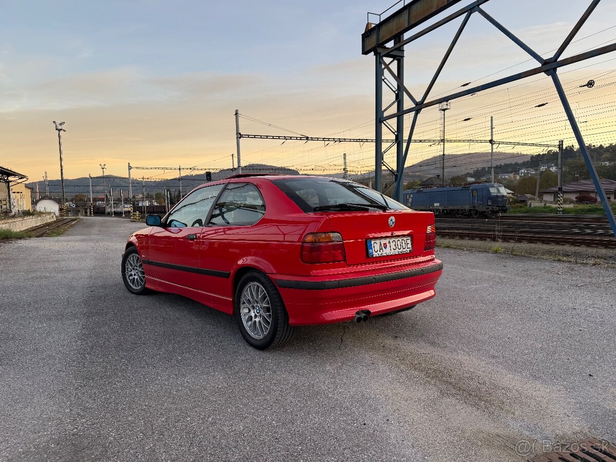 Predám BMW 323Ti, e36 Compact, M52B25, - 4