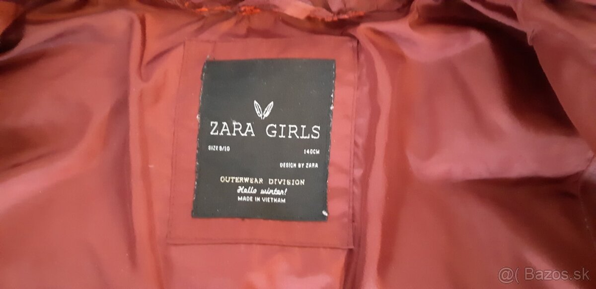 Kvalitná páperová bunda Zara 140 - 4