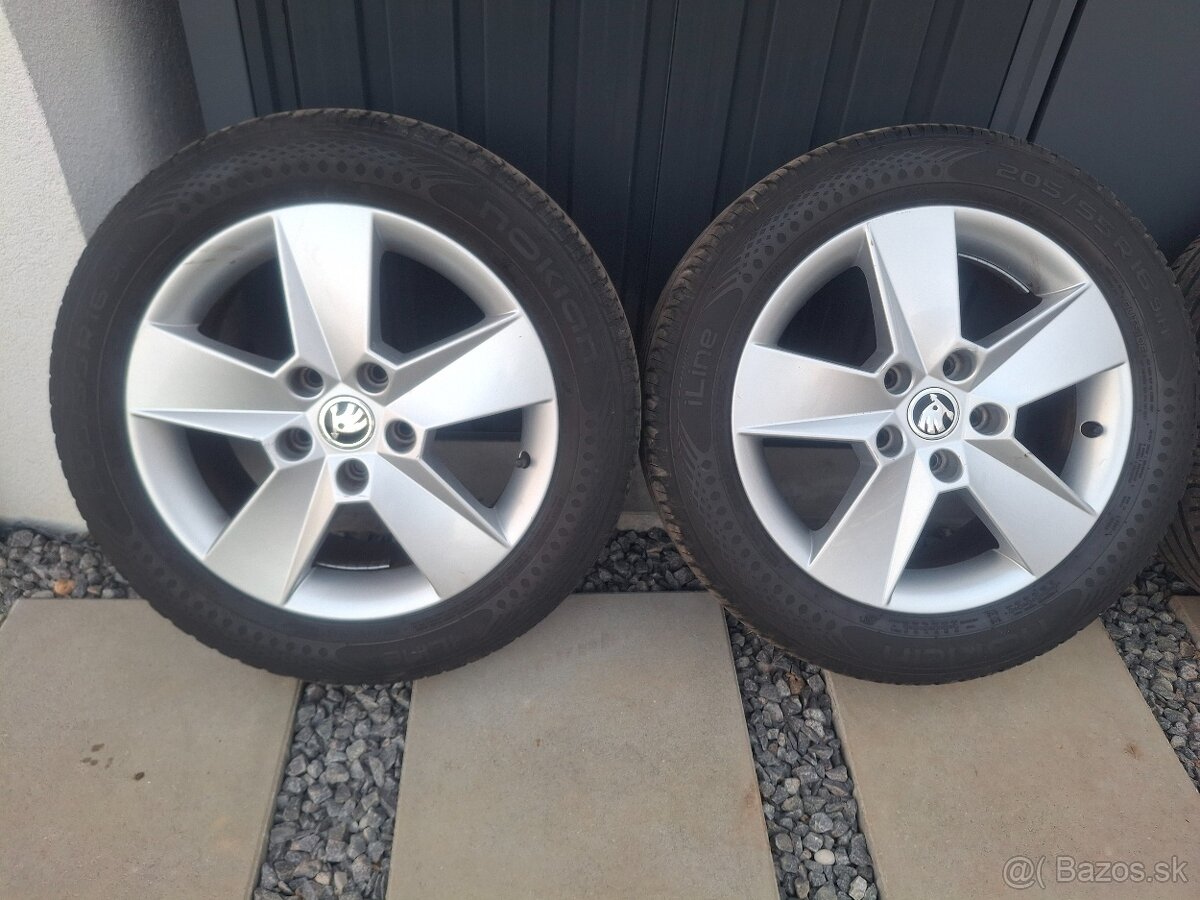 Originál sada 5x112 R16 + letné pneu - 4